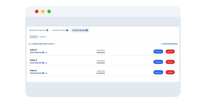 Snap! Manage physicals'management