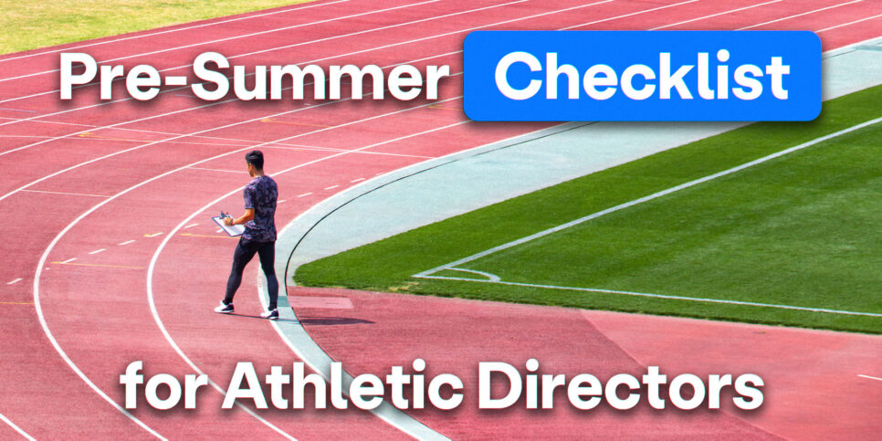athletic director summer planning