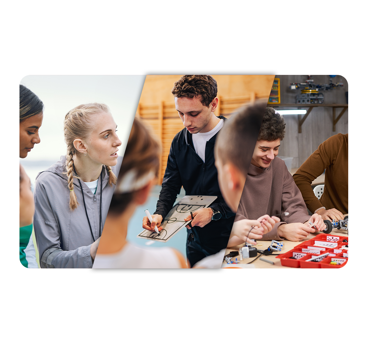 DPWRaiseCustomers_Lander-Block2 Students doing extracurricular activities