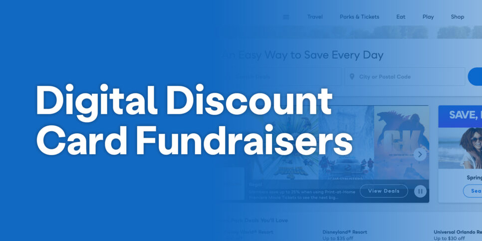 Digital discount card fundraiser Snap! Raise
