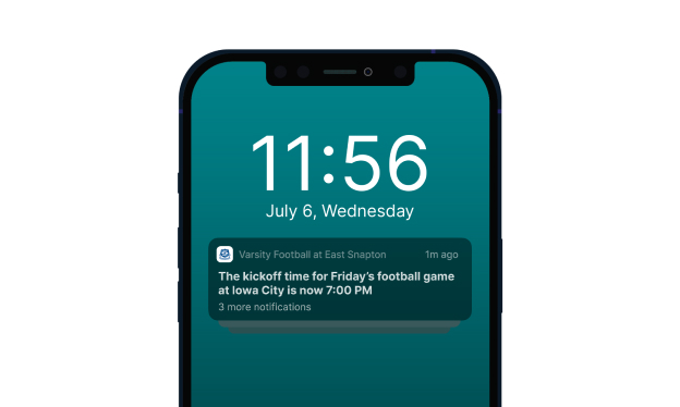 Image of a cell phone push notifications.